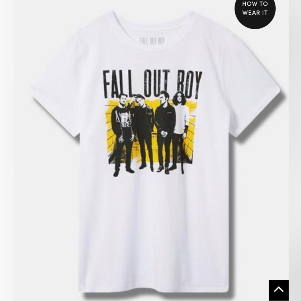 Fall Out Boy Classic Fit Cotton Crew Tee Size 3X